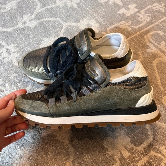 Brunello Cucinelli Ball-chain Embellished
Sneakers - Picture 6 of 8